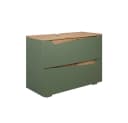 Vicco Waschbeckenunterschrank Marelle Grün 2 Schubladen Bild 2