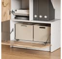 Livinity® Schreibtisch Lorena Weiß/Goldkraft Eiche 150 x 120.1 cm Bild 5