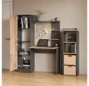 Livinity® Schreibtisch Rina Anthrazit/Goldkraft Eiche Bild 4