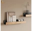 Livinity® Bücherregal Lorena Anthrazit/Goldkraft Eiche 2er Set Bild 5