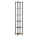 Vicco Eckregal Bivio 6 Ablageflächen Goldkraft Eiche Anthrazit Bild 1