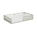 VitaliSpa® Kinderbett Minno Bodenbett mit Matratze Greige Bild 3