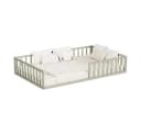 VitaliSpa® Kinderbett Minno Bodenbett mit Matratze Greige Bild 5