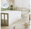 VitaliSpa® Kinderbett Minno Bodenbett mit Matratze Greige Bild 4