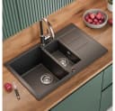 Bergstroem Granitspüle Seattle Schwarz Doppelbecken Bild 2