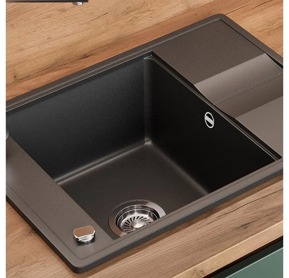 Bergstroem Granitspüle Osaka Schwarz Rechteckig - Bild 4