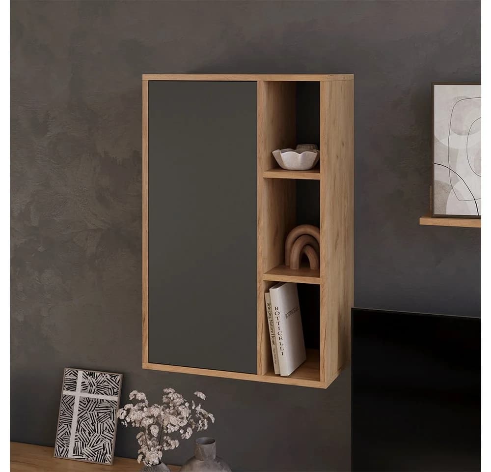 Vicco Hängeschrank Berno Goldkraft Eiche/Anthrazit mit Push-to-Open - Bild 3