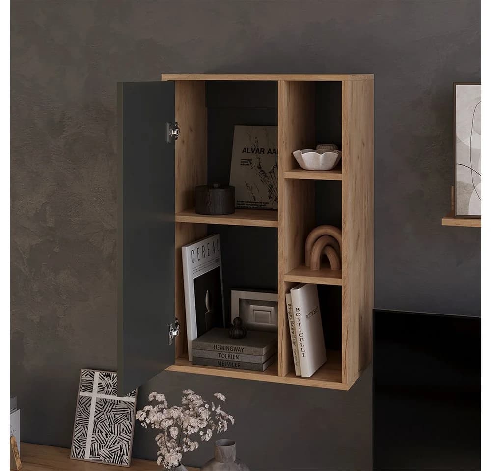 Vicco Hängeschrank Berno Goldkraft Eiche/Anthrazit mit Push-to-Open - Bild 4