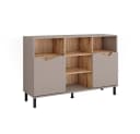 Vicco Kommode Marelle Greige/Artisan 120 x 81.3 cm mit 2 Türen Bild 2