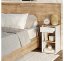 Vicco Nachtschrank Dany Weiß/Goldkraft Eiche 2er Set Bild 5