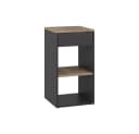 Vicco Nachtschrank Dany Anthrazit/Goldkraft Eiche Bild 1