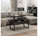 Vicco Couchtisch Lifty Schwarz mit Liftfunktion Bild 2