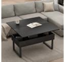Vicco Couchtisch Lifty Schwarz mit Liftfunktion Bild 4