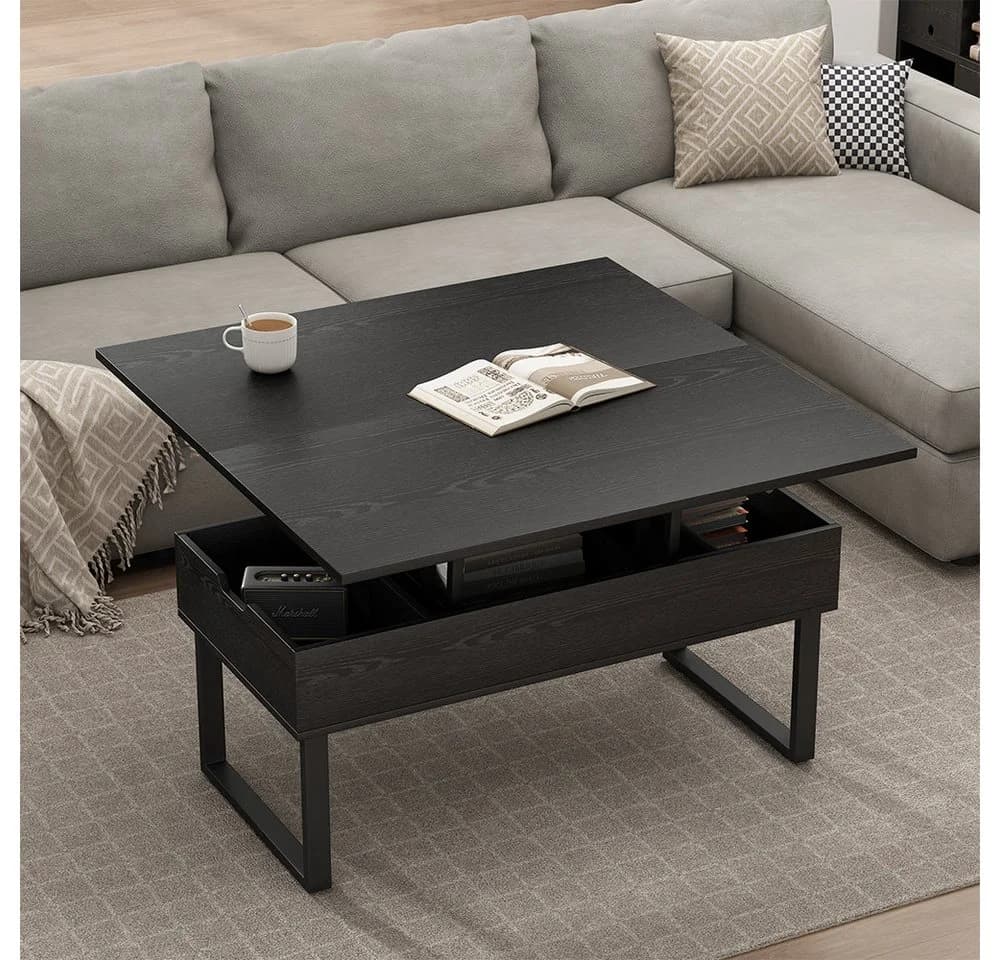 Vicco Couchtisch Lifty Schwarz mit Liftfunktion - Bild 4