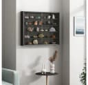 Vicco Hängevitrine Clario Schwarz mit 4 Einlegeböden Bild 3
