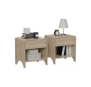 Vicco Nachtschrank Oaki Eiche 2er Set Bild 5