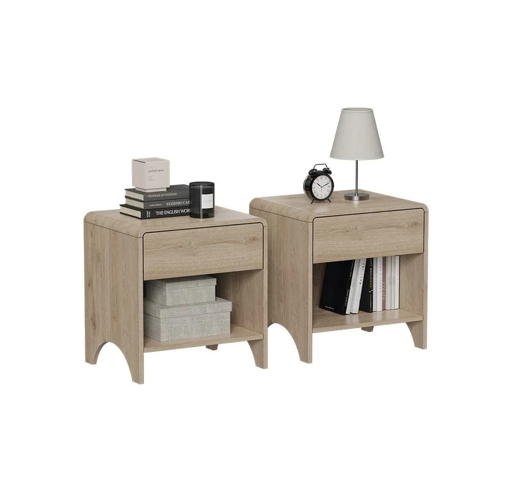 Vicco Nachtschrank Oaki Eiche 2er Set - Bild 5