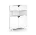 Vicco Kommode Inaro Weiß Eckdesign 4 Fächer Bild 2