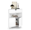 Vicco Kommode Inaro Weiß Eckdesign 4 Fächer Bild 5