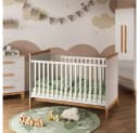 VitaliSpa® Babybett Malia Weiß Modern Mitwachsend Bild 2