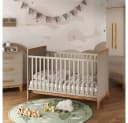 VitaliSpa® Babybett Malia mitwachsend Beige/Grau Bild 2