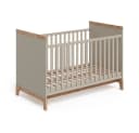 VitaliSpa® Babybett Malia mitwachsend Beige/Grau Bild 3