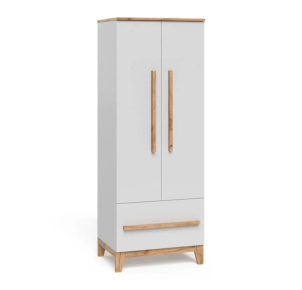 VitaliSpa® Kinderkleiderschrank Malia Weiß/Artisan - Bild 3