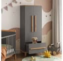 VitaliSpa® Kleiderschrank Malia Grau/Artisan Kinderkleiderschrank Bild 5