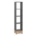 VitaliSpa® Bücherregal Malia Grau/Artisan Bild 2