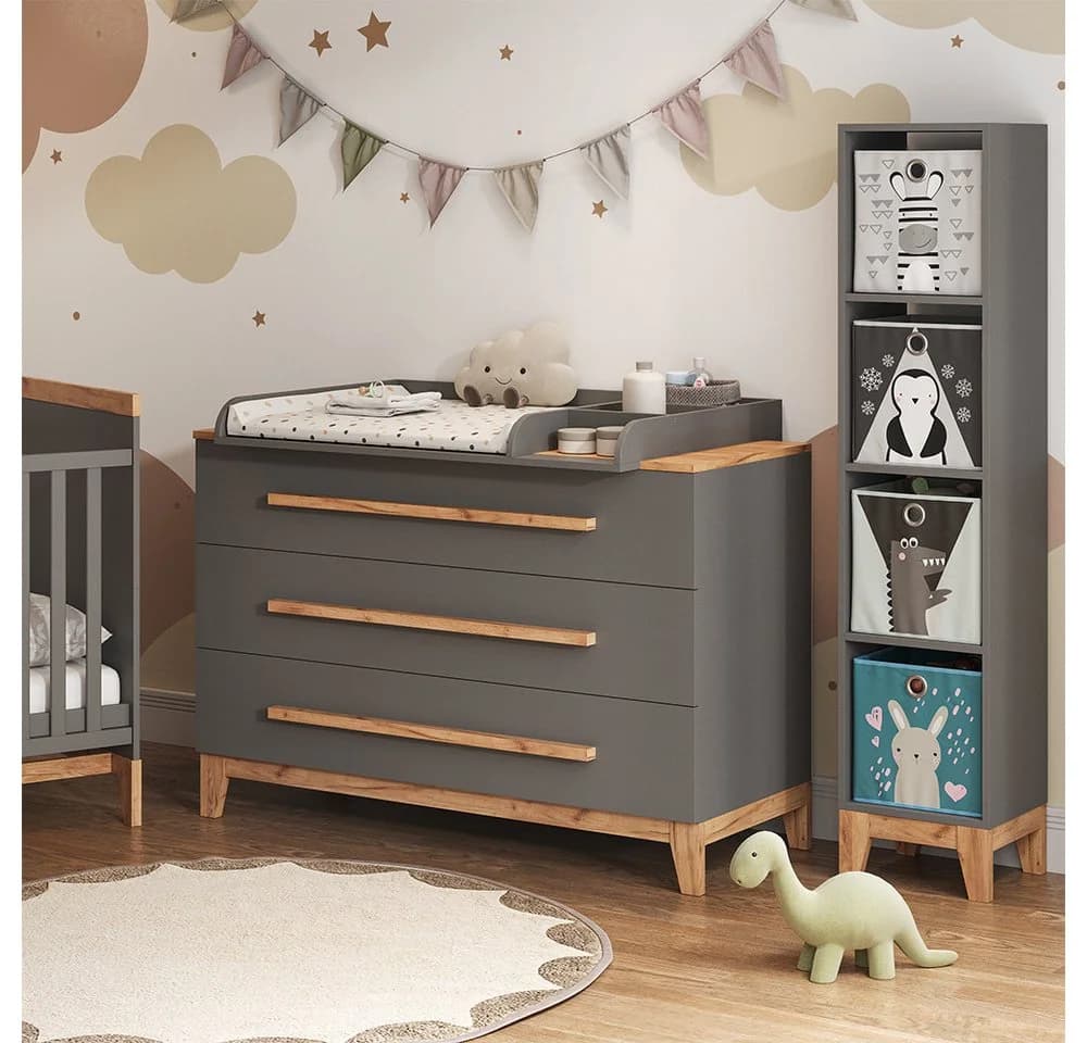 VitaliSpa® Bücherregal Malia Grau/Artisan - Bild 5