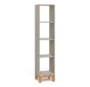 VitaliSpa® Bücherregal Malia Beige/Braun 4 Fächer Bild 2