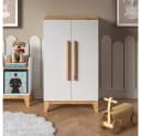 VitaliSpa® Kleiderschrank Malia Weiß/Artisan Bild 2