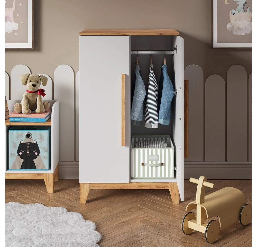 VitaliSpa® Kleiderschrank Malia Weiß/Artisan - Bild 4