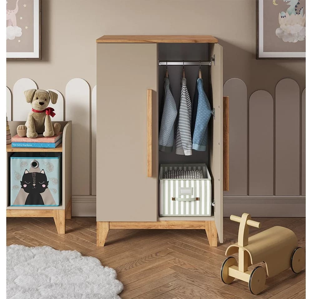VitaliSpa® Kleiderschrank Malia Beige Modern - Bild 4