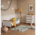 VitaliSpa® Kommode Malia Weiß/Artisan 60 x 88 cm mit 3 Schubladen Bild 5