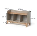 VitaliSpa® Sitzbank Malia mit Stauraum Beige Bild 1