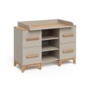 VitaliSpa® Wickelkommode Malia mit 4 Schubladen und abnehmbarer Auflage Bild 3