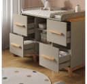 VitaliSpa® Wickelkommode Malia mit 4 Schubladen und abnehmbarer Auflage Bild 4