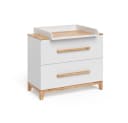 VitaliSpa® Wickelkommode Malia Weiß/Artisan 108 x 98 cm Bild 3