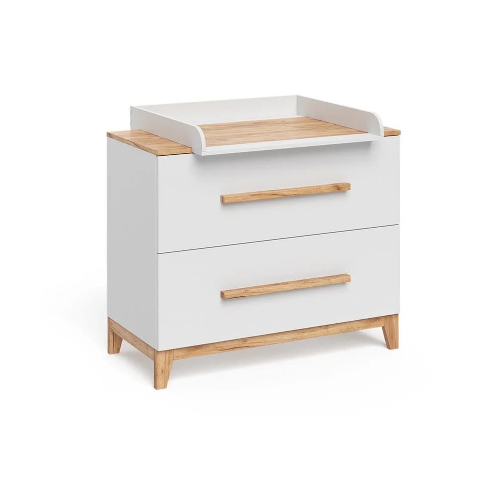 VitaliSpa® Wickelkommode Malia Weiß/Artisan 108 x 98 cm - Bild 3