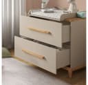 VitaliSpa Wickelkommode Malia Beige mit 2 Schubladen Bild 4