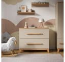 VitaliSpa Wickelkommode Malia Beige mit 2 Schubladen Bild 5