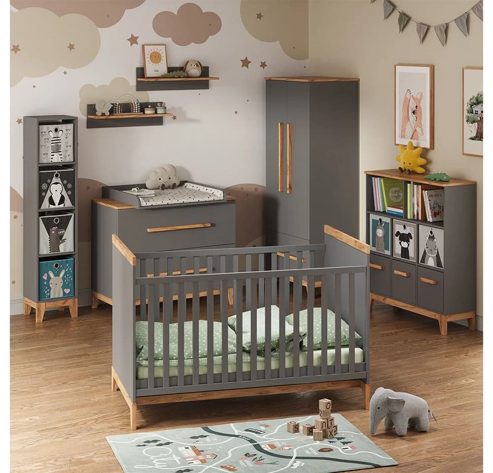 VitaliSpa® Bücherregal Malia Grau/Artisan 8 Fächer - Bild 5