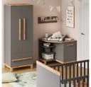 VitaliSpa® Wickelkommode Malia Grau Eckkommode Bild 5