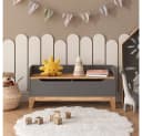 VitaliSpa® Spielzeugtruhe Malia Grau mit Sitzfläche Bild 2