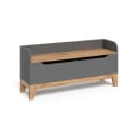 VitaliSpa® Spielzeugtruhe Malia Grau mit Sitzfläche Bild 3