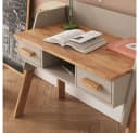 VitaliSpa® Schreibtisch Malia mit Höhenverstellung und 2 Schubladen Bild 4