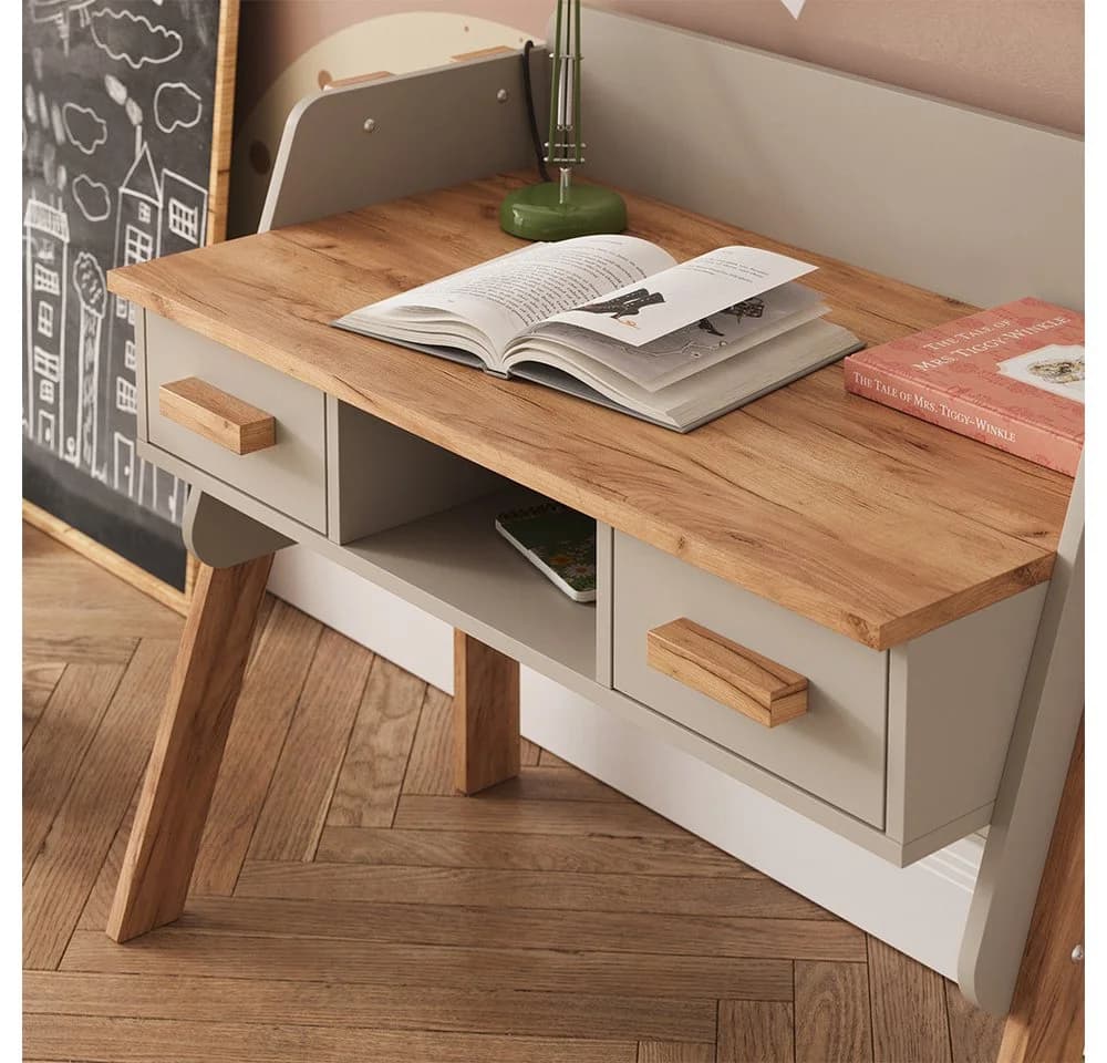 VitaliSpa® Schreibtisch Malia mit Höhenverstellung und 2 Schubladen - Bild 4