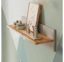 VitaliSpa® Wandregal Malia Beige/Braun Spanplatte Bild 4