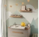 VitaliSpa® Wandregal Malia Beige/Braun Spanplatte Bild 5